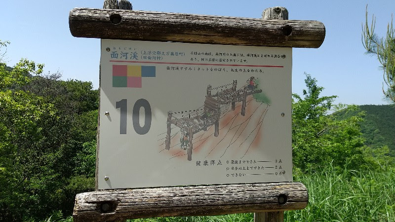 えひめ森林公園フィールドアスレチック10. 面河渓