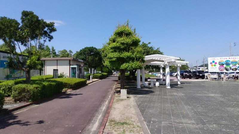 愛媛県おすすめのプール「南レクジャンボプール」への行き道