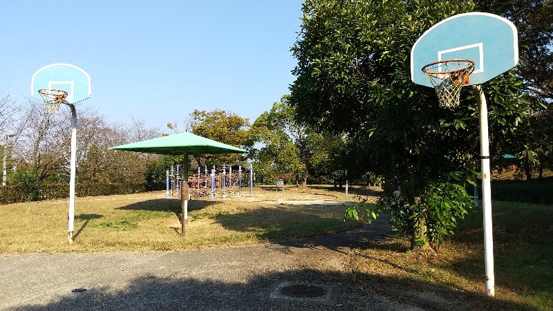 愛媛県今治市にある桜井総合公園のバスケットコート