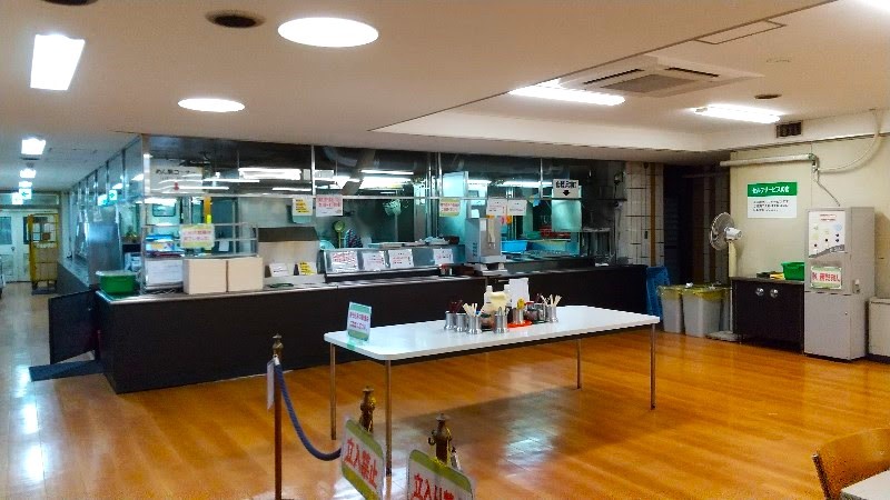 松山市役所、第一別館の地下1Fにある食堂