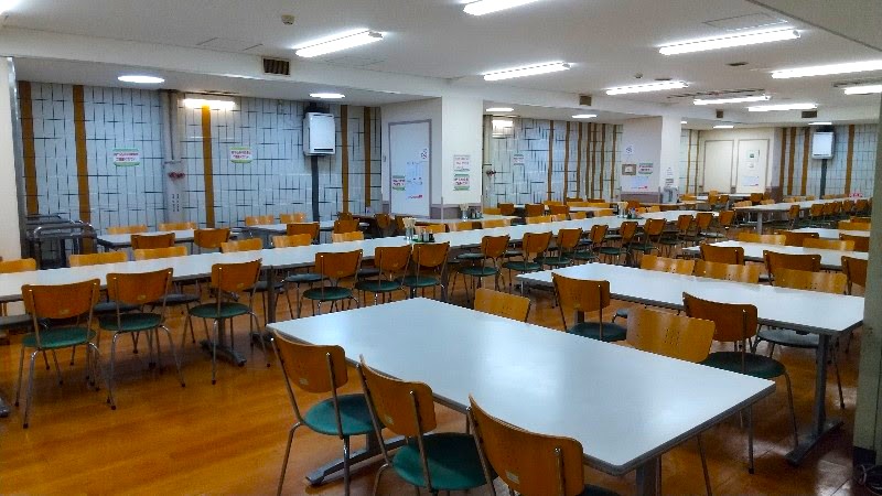 松山市役所、第一別館の地下1Fにある食堂
