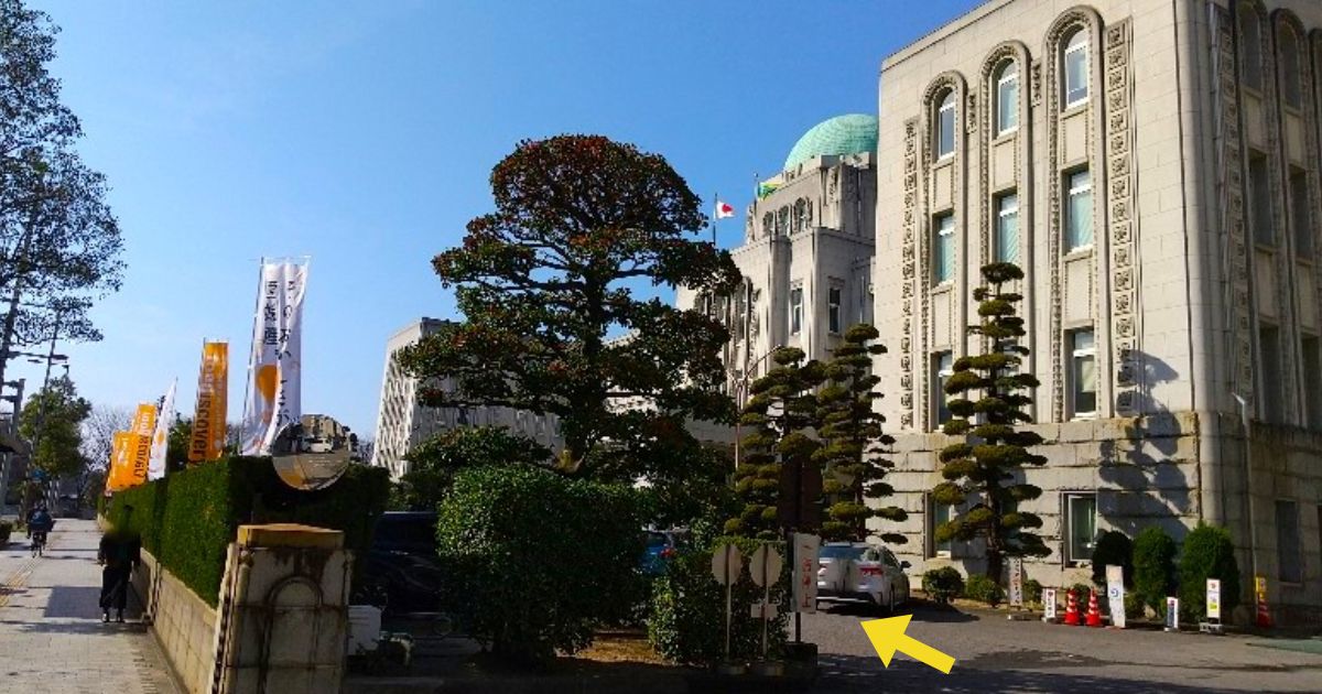 愛媛県庁、県庁構内駐車場（外来用駐車場）、無料駐車場