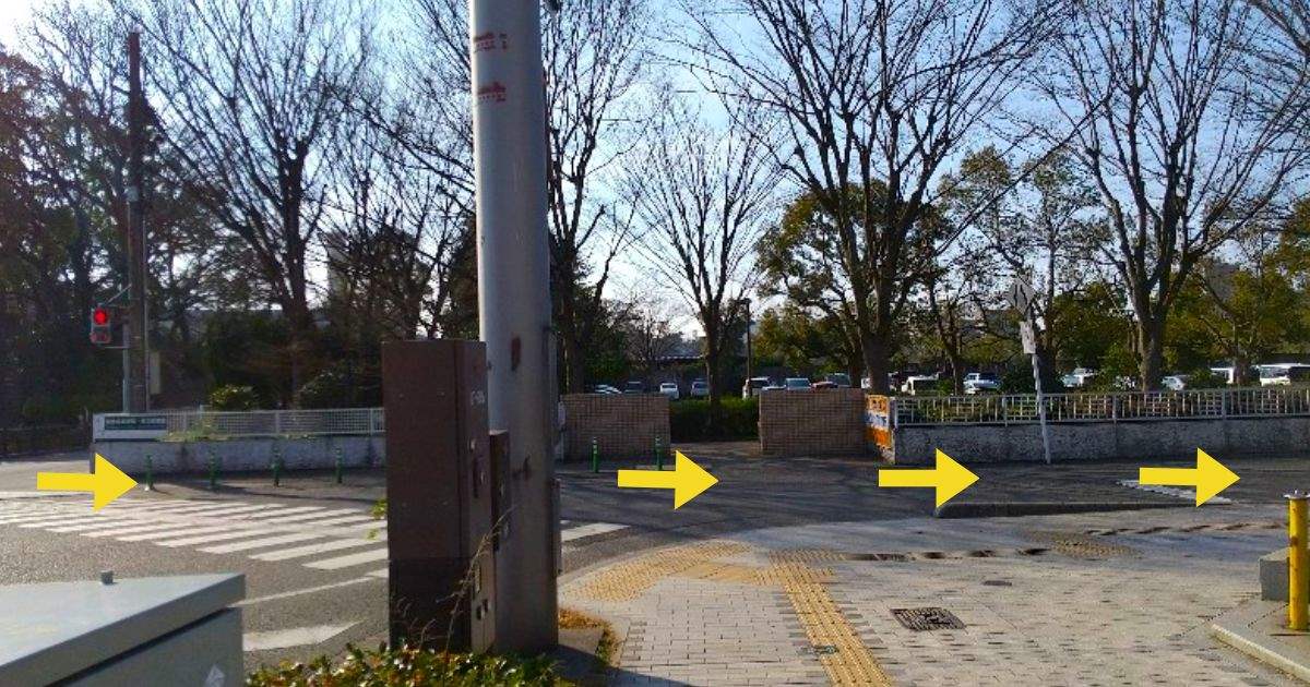 愛媛県庁、西駐車場、無料駐車場