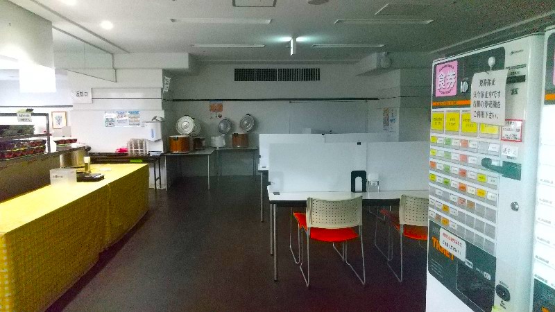 愛媛県庁の食堂がある第一別館地下１F、キッチンクロスお店の写真