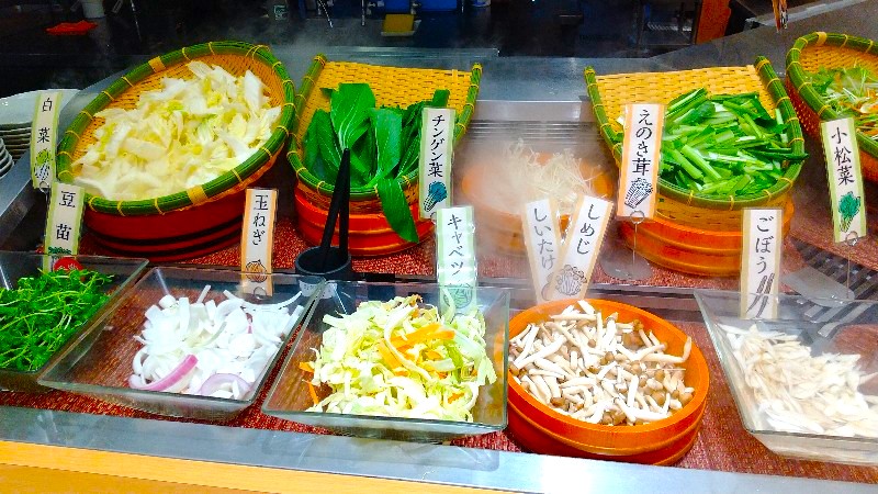 「しゃぶ菜」エミフルMASAKIの店内、野菜ビュッフェ、おすすめランチ、平日限定ランチをレビュー、クチコミ、写真