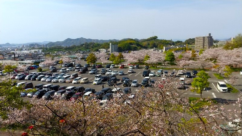 松山総合公園、無料駐車場（第3駐車場）のレビュー・口コミ